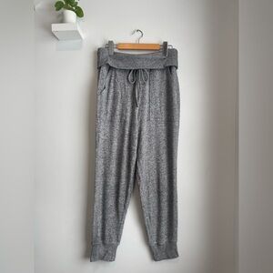 Aerie Heather Gray Knit Joggers